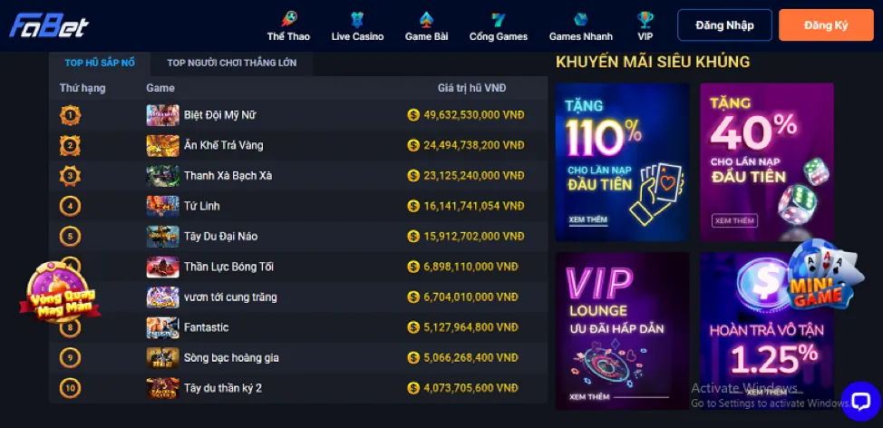 Banner khuyến mãi slot game hấp dẫn tại 13win1 code